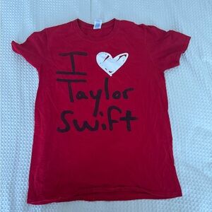 I heart Taylor swift shirt. Official red tour merch
